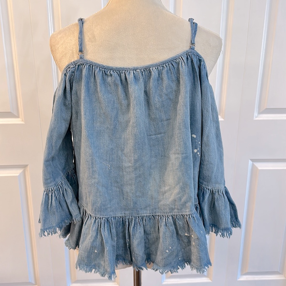 NWT denim top - Picture 5 of 9